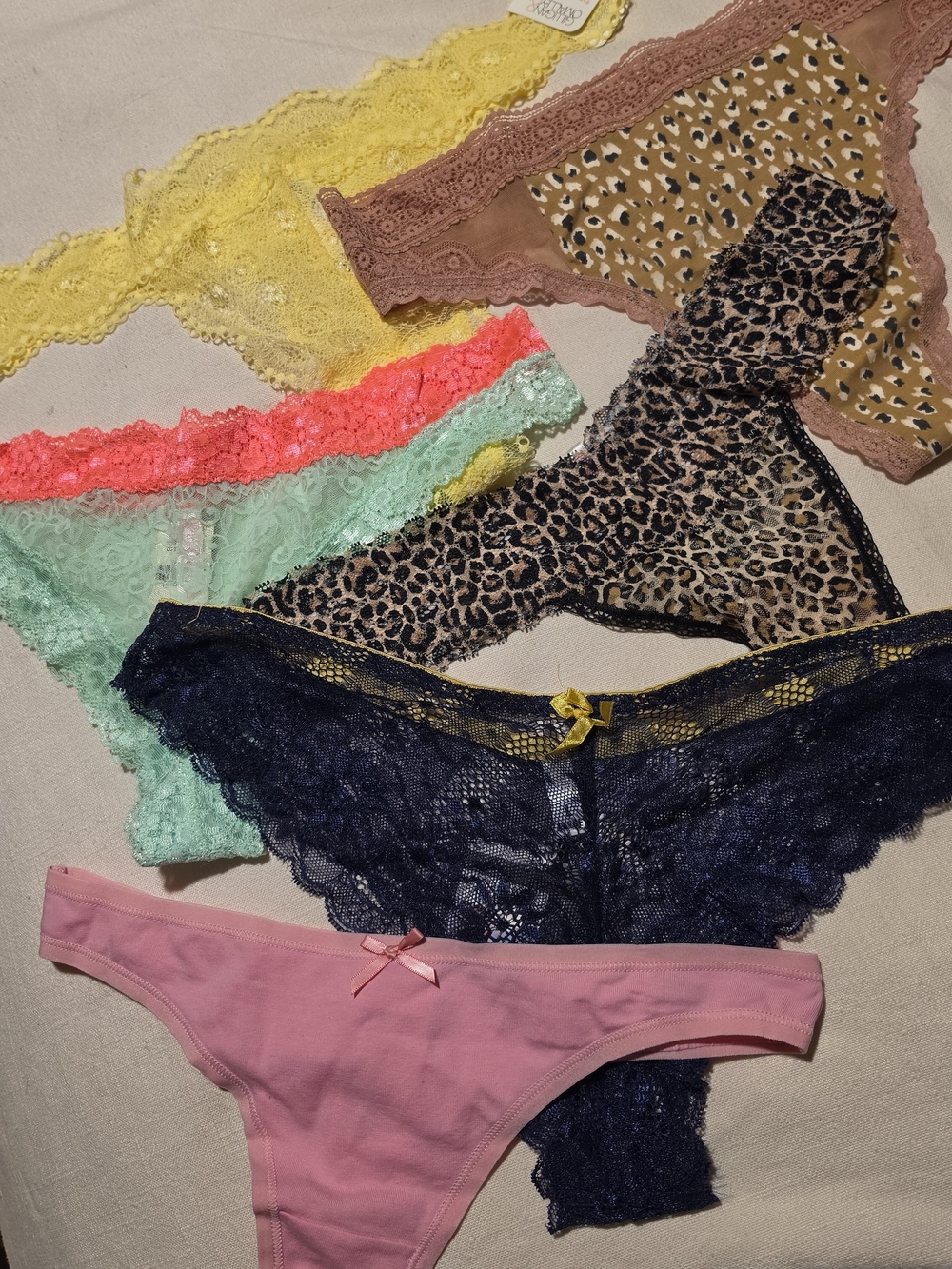 Bundle Of Lace Thongs
